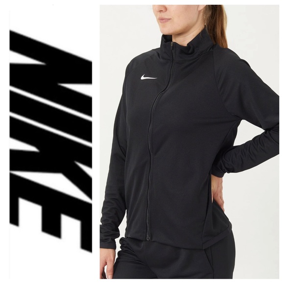Nike Jackets & Blazers - 💕SALE💕 Nike Dri-Fit Black Track Running Jacket